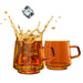 Stackable Mugs (Amber) - Set of 2