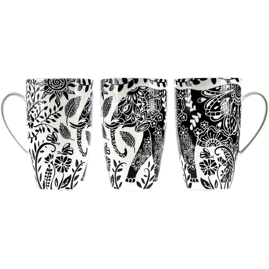 Elephant Coffee and Tea Ceramic Mug (16oz)