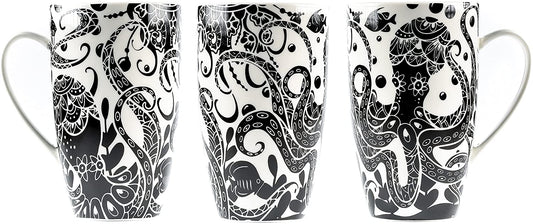 Octopus Coffee and Tea Ceramic Mug 16oz