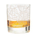 Atlanta Etched Street Grid Whiskey Glasses