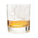 Austin Etched Street Grid Whiskey Glasses