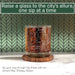 New York City Etched Street Grid Whiskey Glasses