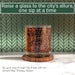 Los Angeles Etched Street Grid Whiskey Glasses
