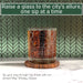 Philadelphia Etched Street Grid Whiskey Glasses