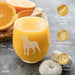 Rottweiler Etched Stemless Wine Glasses