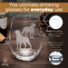 Rottweiler Etched Stemless Wine Glasses