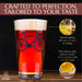 Beer Bicycle Navy Printed Glasses