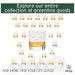 Houston Etched Street Grid Whiskey Glasses