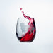 Pug Etched Stemless Wine Glasses