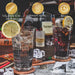 Chicago Etched Street Grid Beer Glasses Set of 2