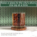 Nashville Etched Street Grid Whiskey Glasses