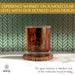 Science of Whiskey Etched Whiskey Glass