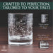 Science of Whiskey Etched Whiskey Glass