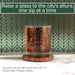 Brooklyn Etched Street Grid Whiskey Glasses