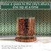 San Diego Etched Street Grid Whiskey Glasses