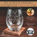 Sagittarius Etched Wine Glass