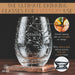 Gemini Stemless Wine Glasses