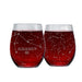 Aquarius Stemless Wine Glasses