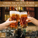 Science of Beer Etched Beer Glass