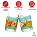 Chicago Flag & Neighborhoods Rocks Glasses