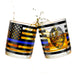 Thin Blue Line Police Officer Whiskey Old Fashioned Glasses (Set of 2)