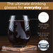 Golden Retriever Etched Stemless Wine Glasses