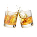 Kansas City Etched Street Grid Whiskey Glasses
