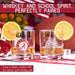 University Of Alabama Whiskey Glass Set (2 Low Ball Glasses)