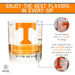 University Of Tennessee Whiskey Glass Set (2 Low Ball Glasses)