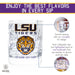 Louisiana State University Whiskey Glass Set (2 Low Ball Glasses)