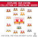 University Of Nebraska Whiskey Glass Set (2 Low Ball Glasses)