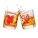 University Of Nebraska Whiskey Glass Set (2 Low Ball Glasses)