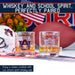 Auburn University Whiskey Glass Set (2 Low Ball Glasses)