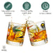 Fly Fishing Lures Whiskey Glass Set
