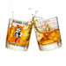 Oklahoma State University Whiskey Glass Set (2 Low Ball Glasses)