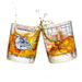 Gonzaga University Whiskey Glass Set (2 Low Ball Glasses)