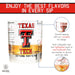 Texas Tech University Whiskey Glass Set (2 Low Ball Glasses)