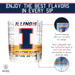 University Of Illinois Whiskey Glass Set (2 Low Ball Glasses)