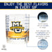 Marquette University Whiskey Glass Set (2 Low Ball Glasses)