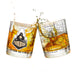 Purdue University Whiskey Glass Set (2 Low Ball Glasses)