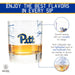 University Of Pittsburgh Whiskey Glass Set (2 Low Ball Glasses)