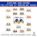 Boise State University Whiskey Glass Set (2 Low Ball Glasses)