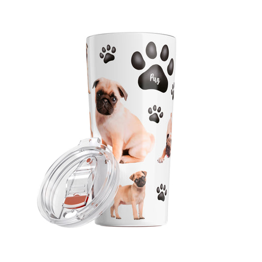 Pug Insulated Tumbler 20oz