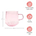Stackable Mugs (Pink) - Set of 2