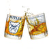 Butler University Whiskey Glass Set (2 Low Ball Glasses)