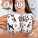 Schnauzer Egg-Shaped Insulated Stainless Steel Tumbler 12oz