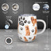 Golden Retriever Egg-Shaped Insulated Stainless Steel Tumbler 12oz