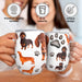 Dachshund Egg-Shaped Insulated Stainless Steel Tumbler 12oz