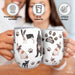 French Bulldog Egg-Shaped Insulated Stainless Steel Tumbler 12oz