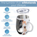 Pug Egg-Shaped Insulated Stainless Steel Tumbler 12oz